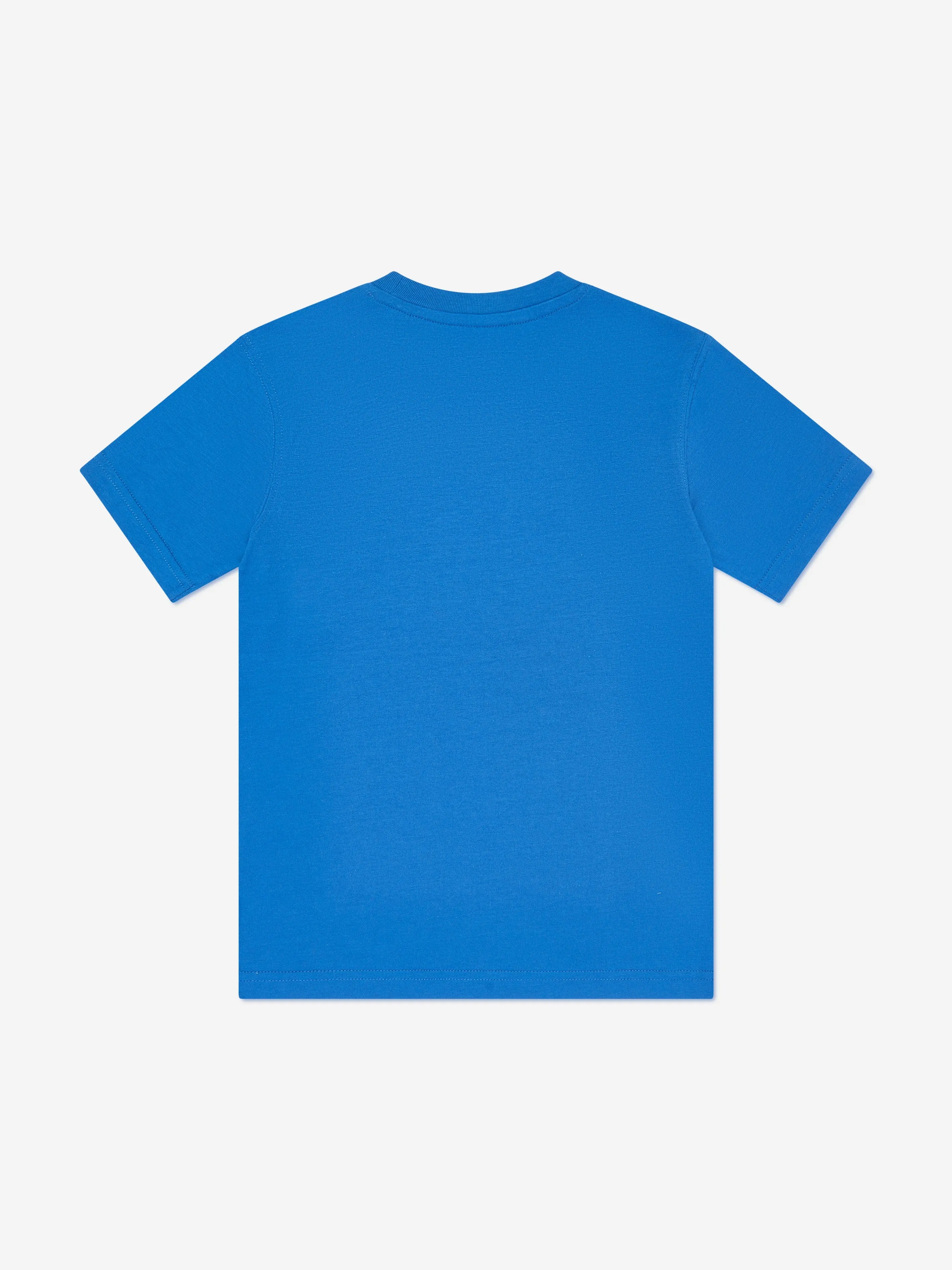 New Balance Jungen Trikot T-Shirt mit gestapeltem Logo in Blau