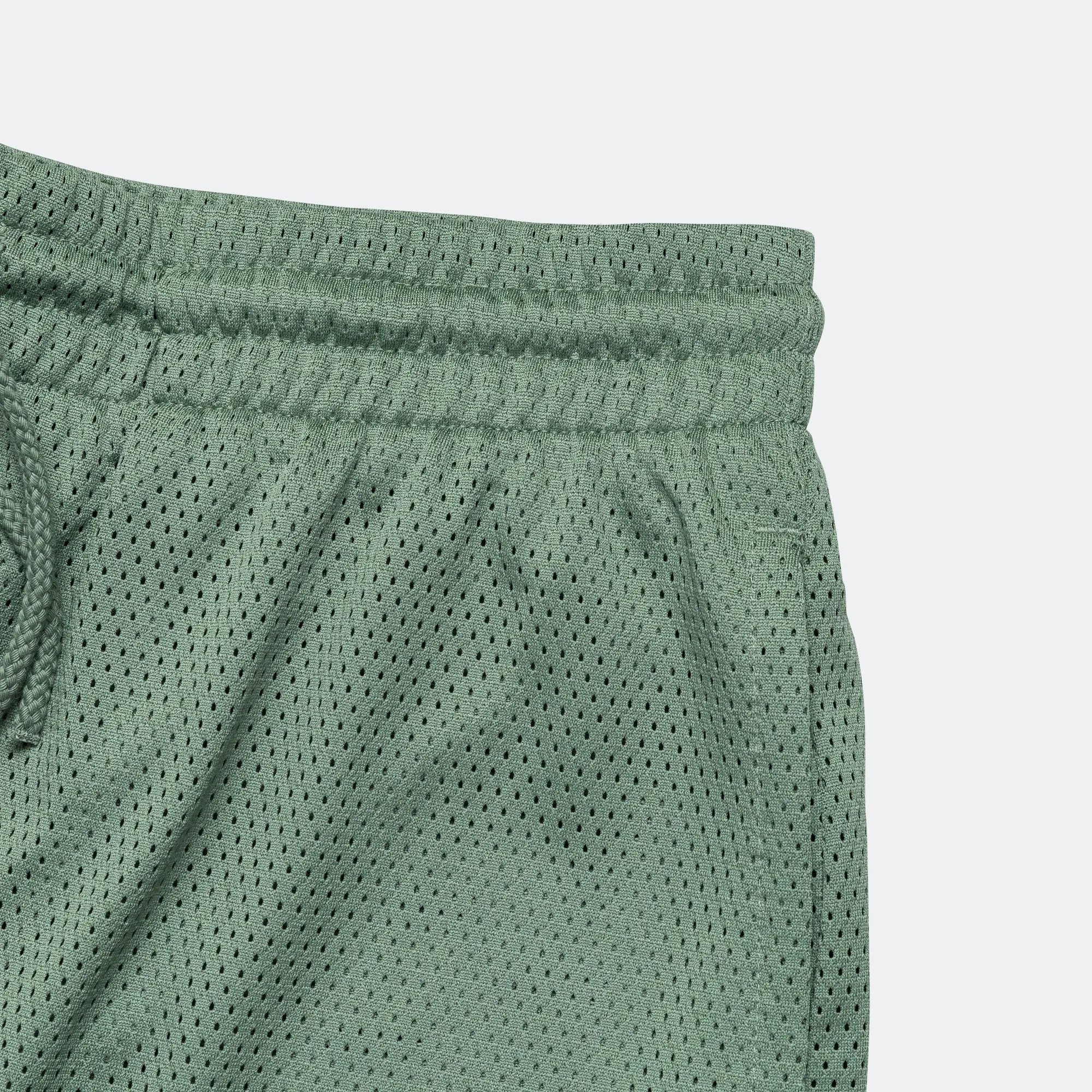New Balance Sportbekleidung Essentials Mesh Graphic Short 5 - Dunkler Wacholder