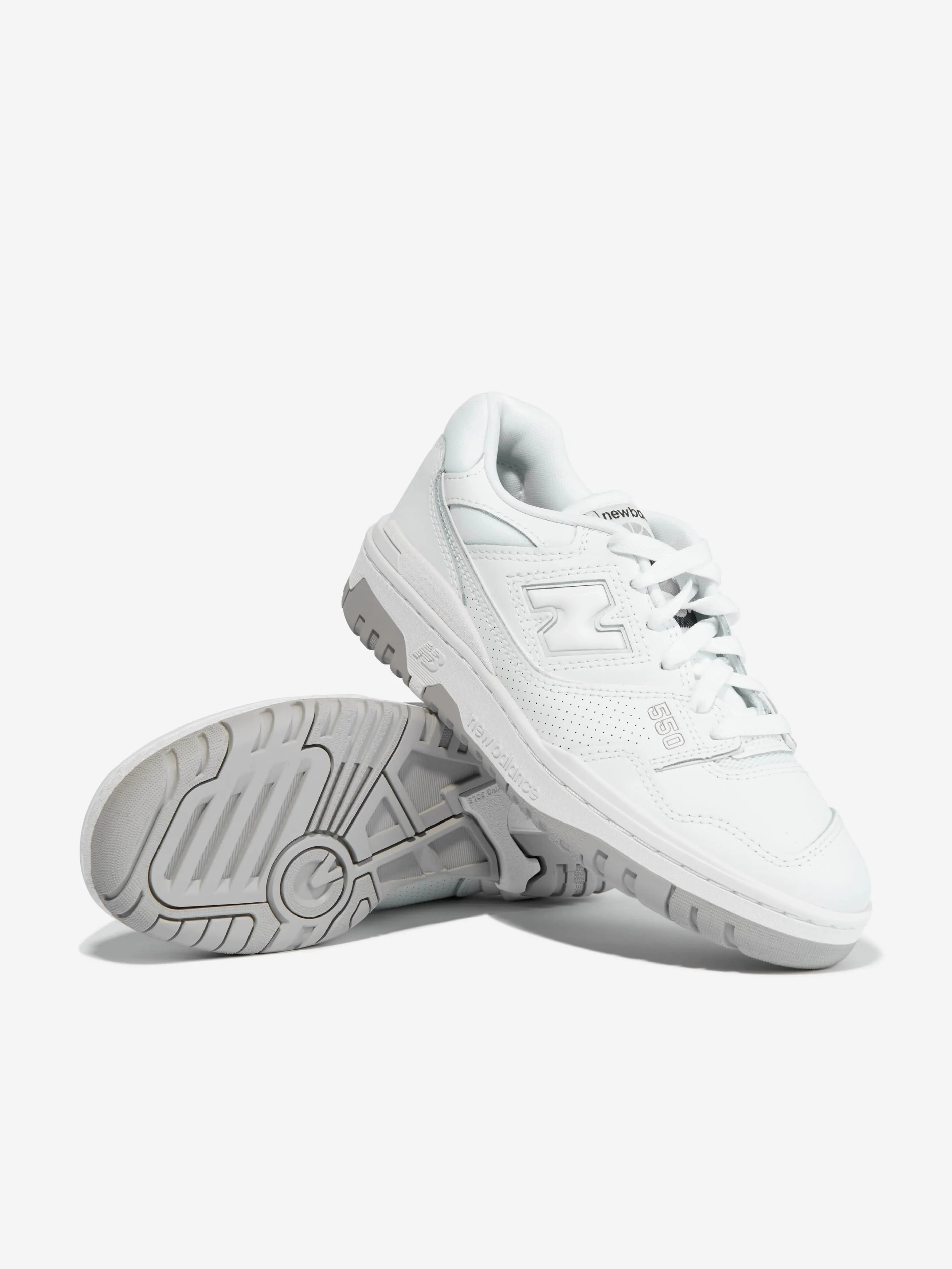 New Balance Kids 550 Logo Turnschuhe in Weiß
