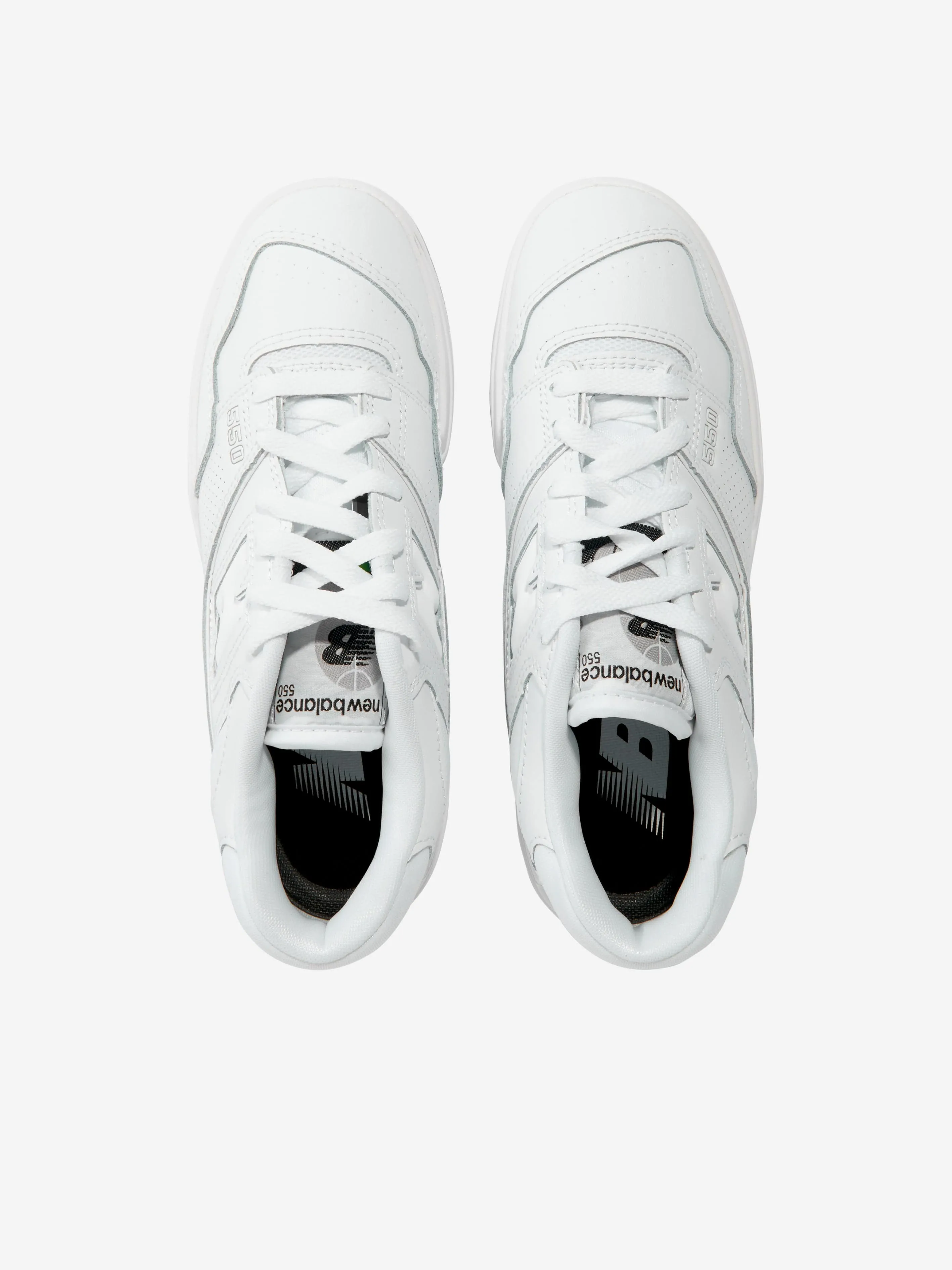 New Balance Kids 550 Logo Turnschuhe in Weiß