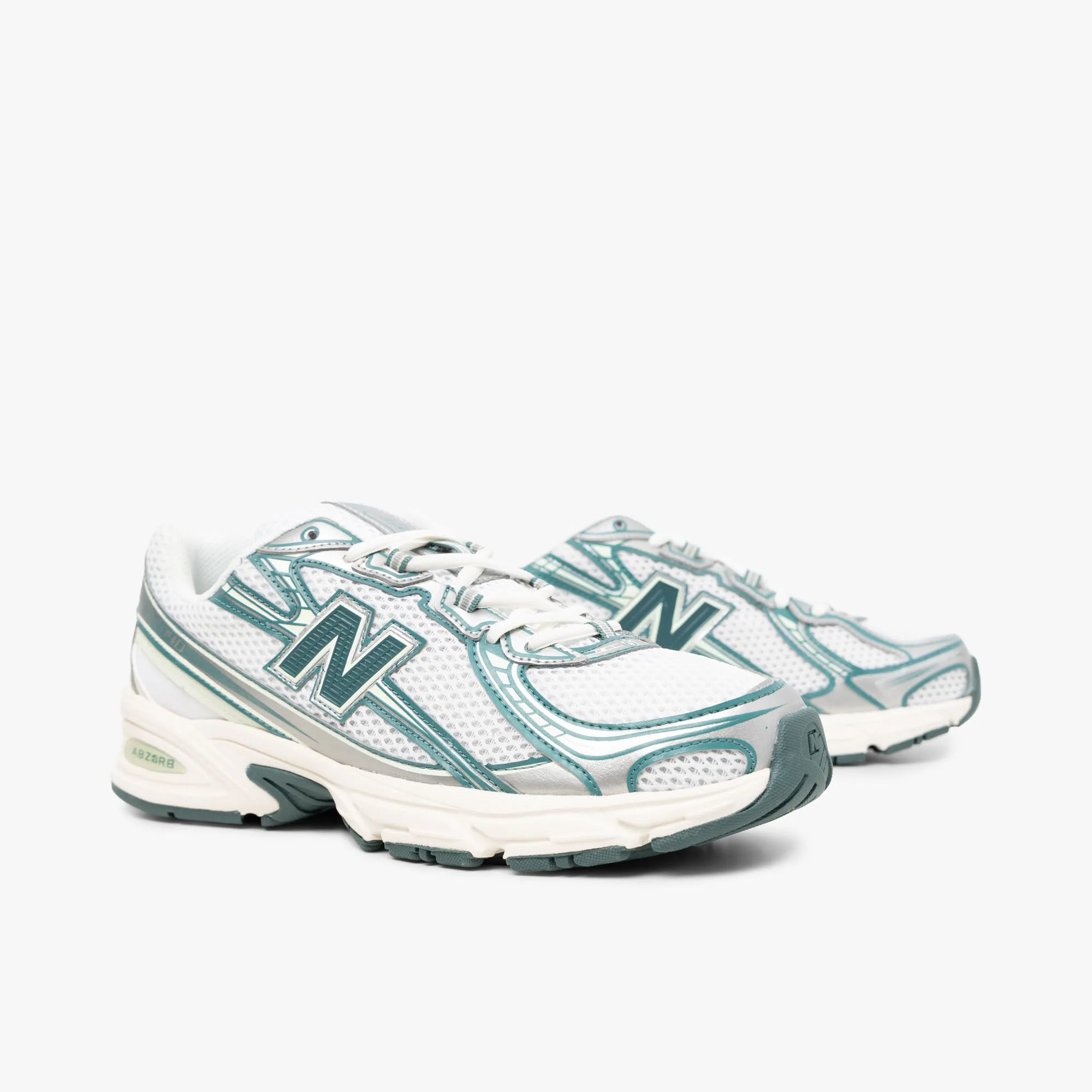 New Balance U740 Neu Fichte Weiß / Sumpfgrün