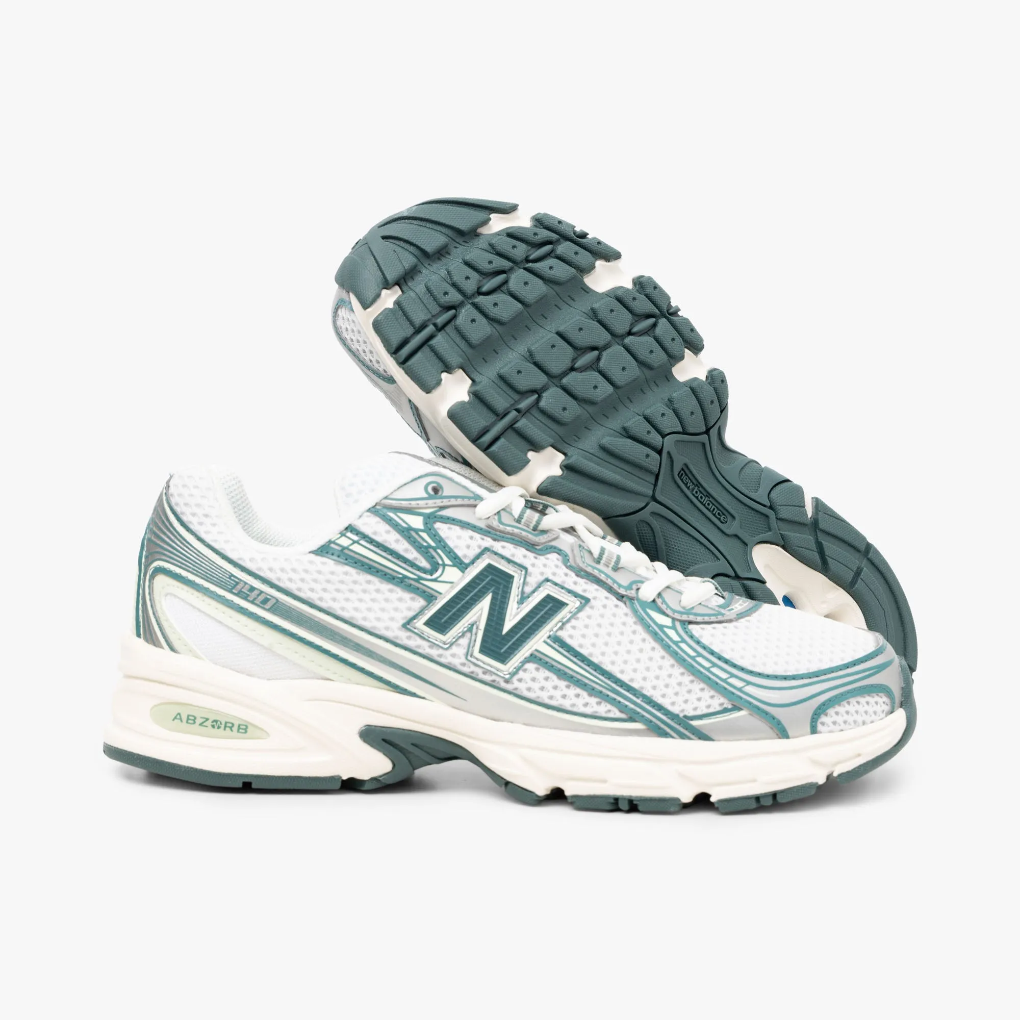 New Balance U740 Neu Fichte Weiß / Sumpfgrün