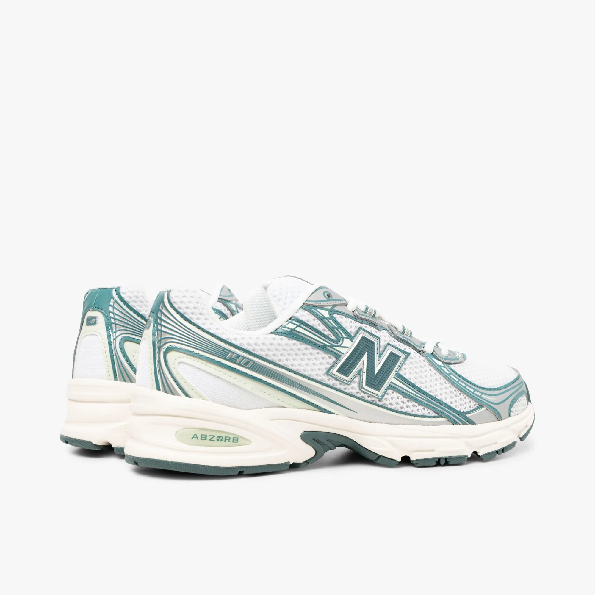 New Balance U740 Neu Fichte Weiß / Sumpfgrün