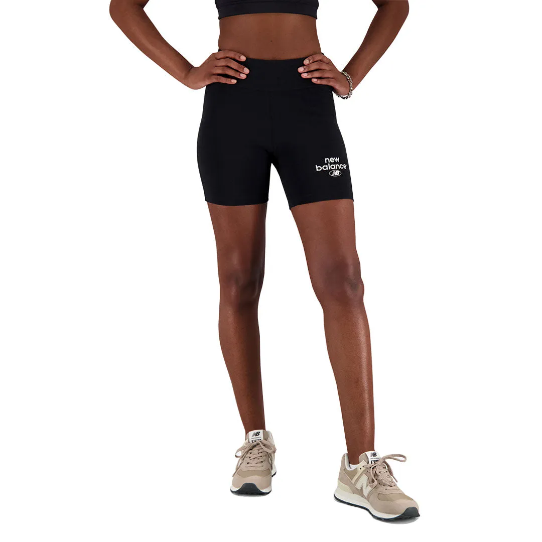 New Balance - Damen-Radshorts (WS31504 BK)