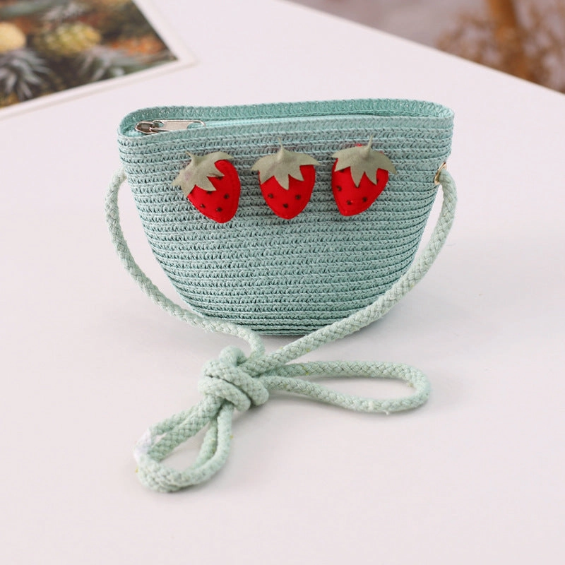 New Wide Brim Hat Girls' Sweet Bag Set Family Summer Vacation Beach