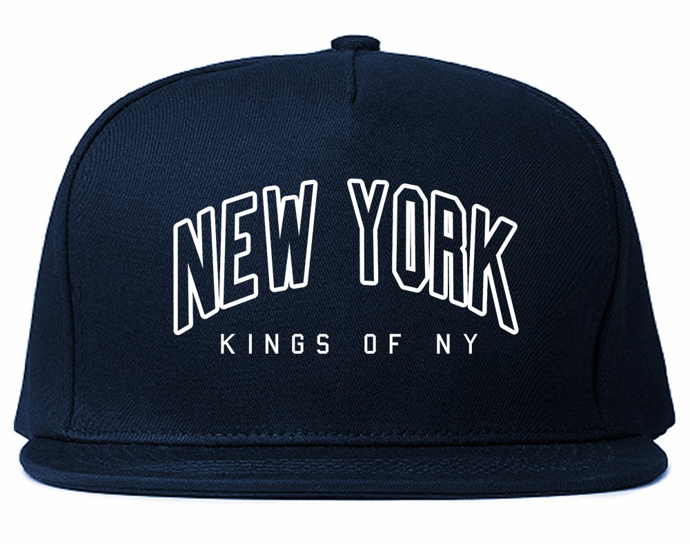 New York Blue And Orange Mens Snapback Hat