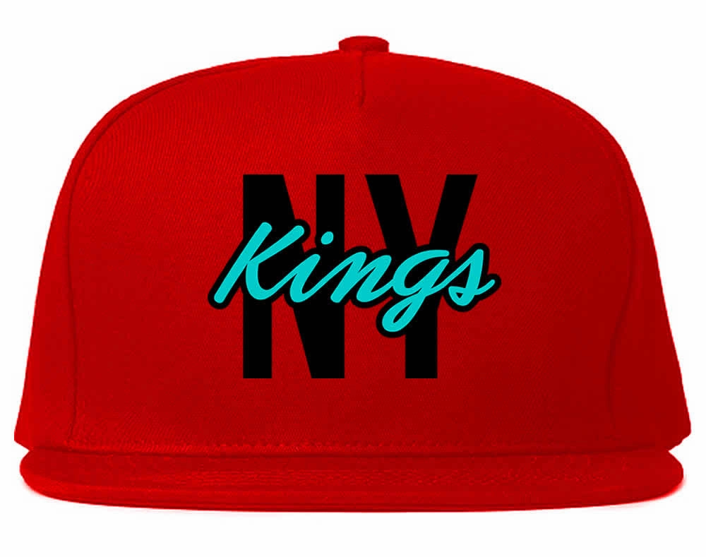 New York Blue Script Streetwear Snapback Hat Cap