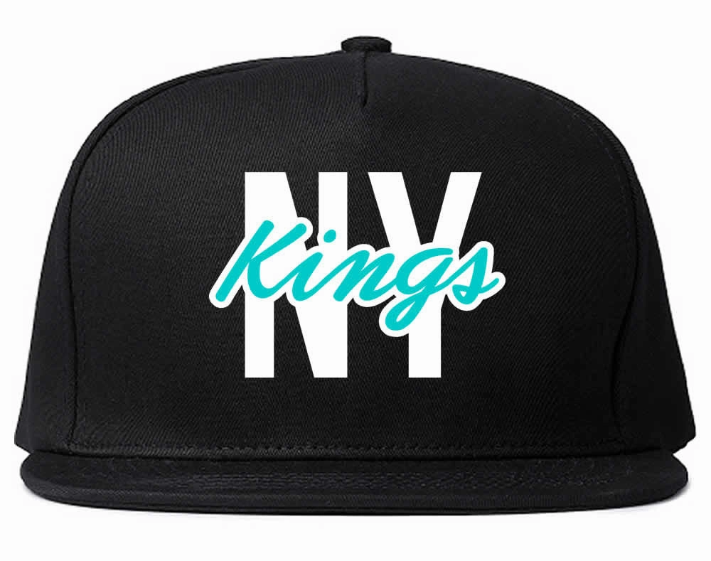 New York Blue Script Streetwear Snapback Hat Cap