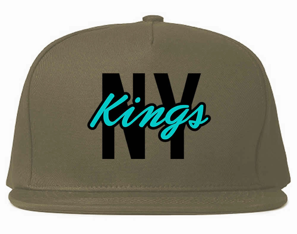 New York Blue Script Streetwear Snapback Hat Cap