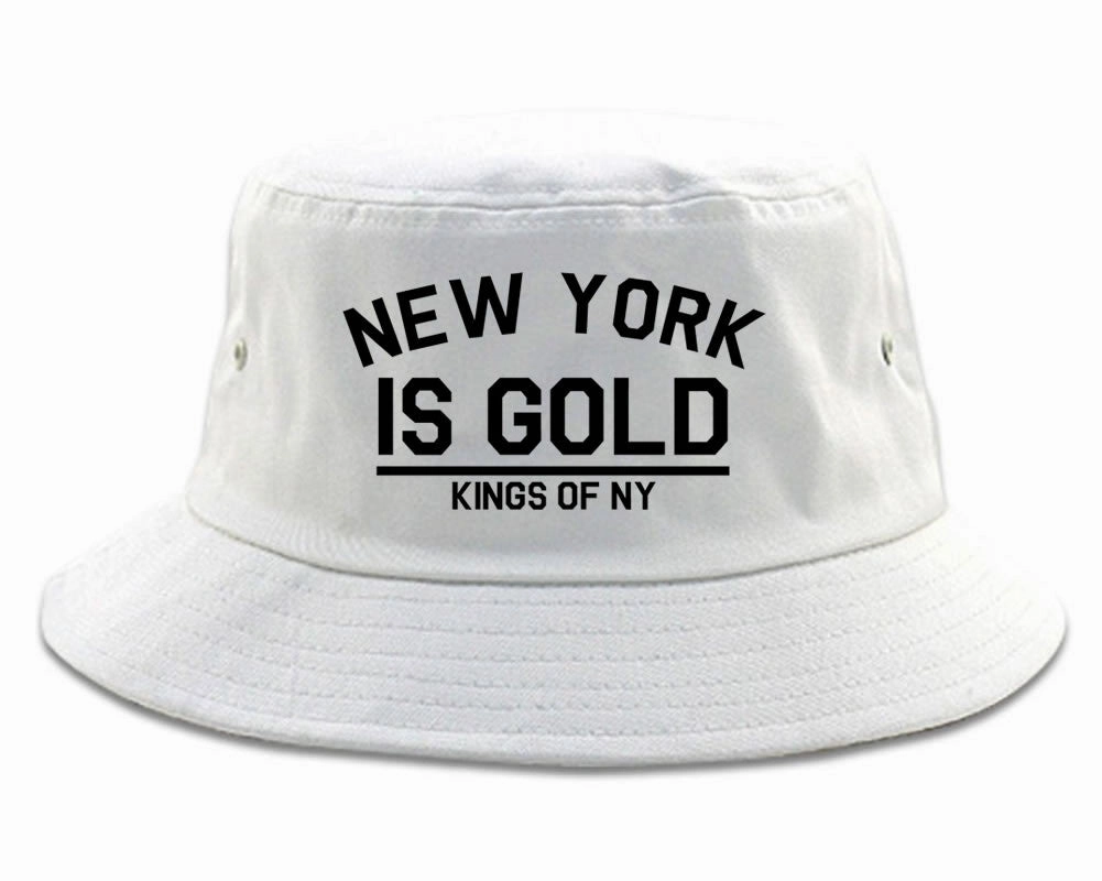 New York Is Gold Bucket Hat