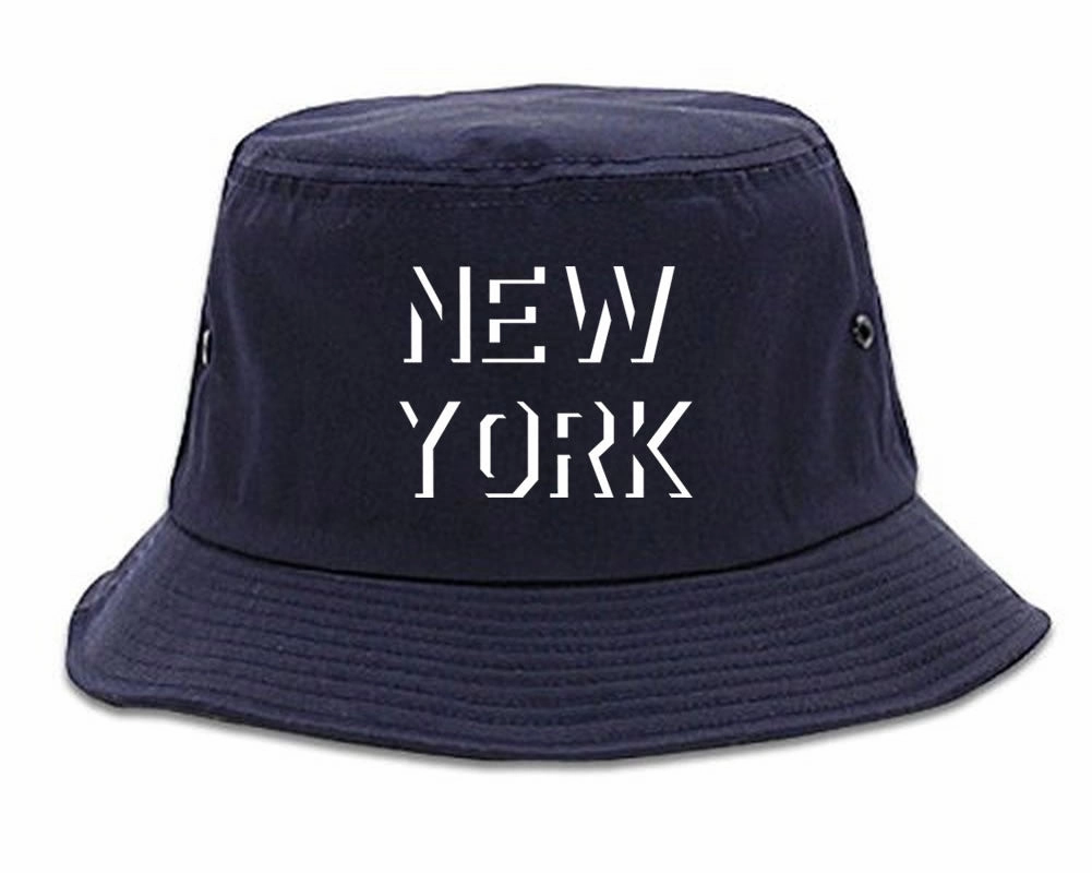 New York Shadow Logo Bucket Hat