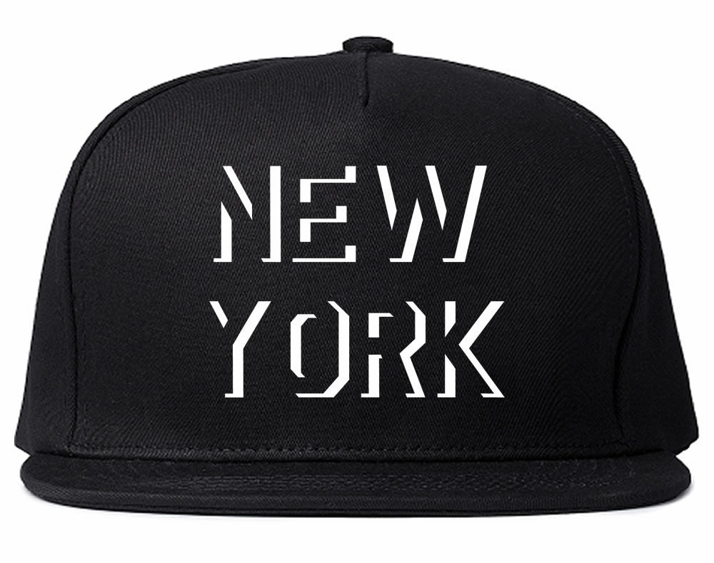 New York Shadow Logo Snapback Hat Cap
