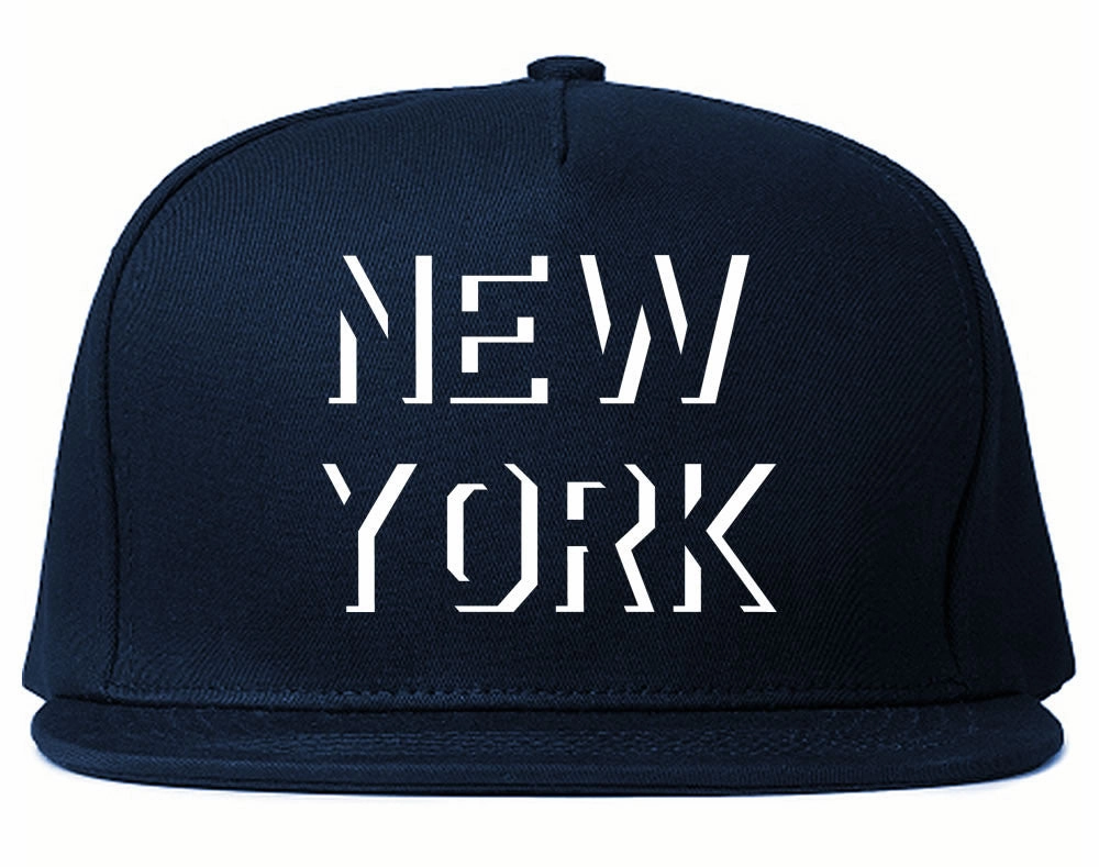 New York Shadow Logo Snapback Hat Cap