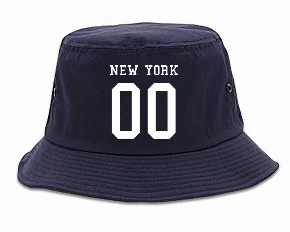 New York Team 00 Jersey Bucket Hat