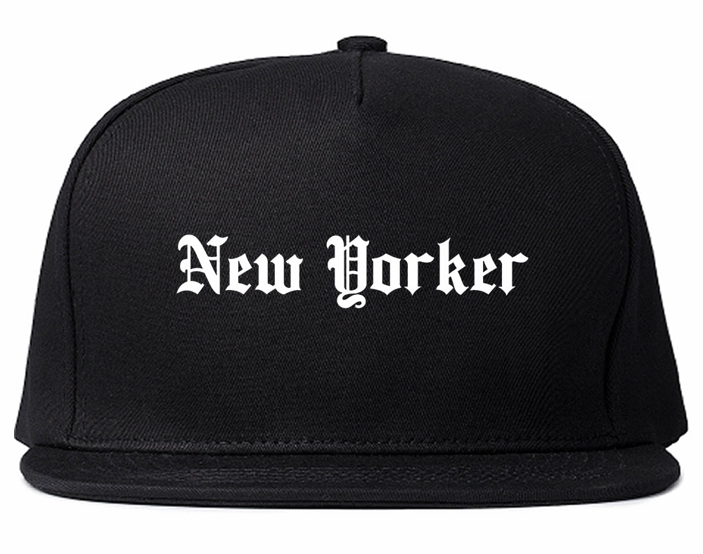 New Yorker Old English Mens Snapback Hat