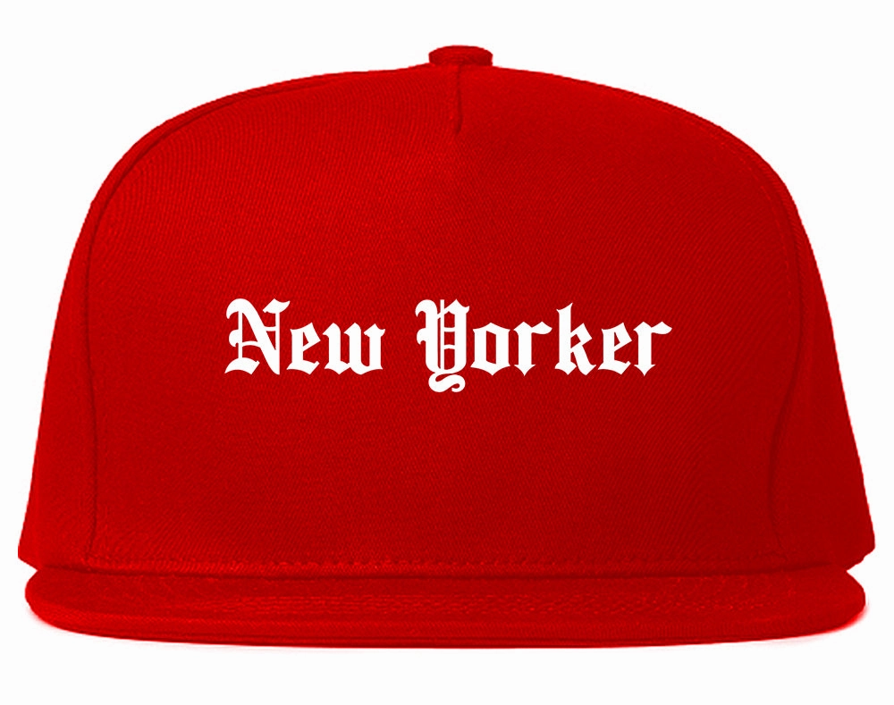New Yorker Old English Mens Snapback Hat