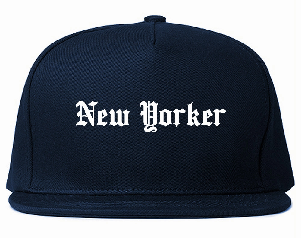 New Yorker Old English Mens Snapback Hat