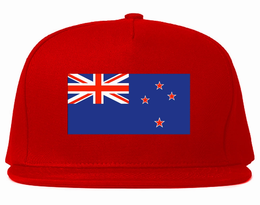 New Zealand Flag Country Printed Snapback Hat Cap