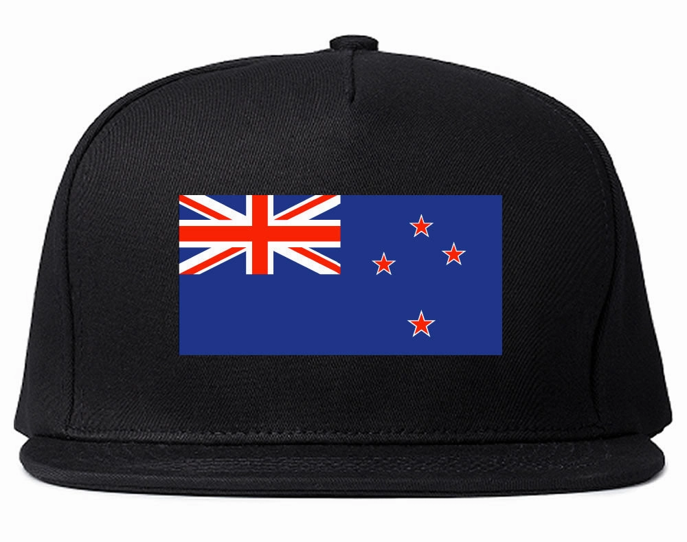 New Zealand Flag Country Printed Snapback Hat Cap