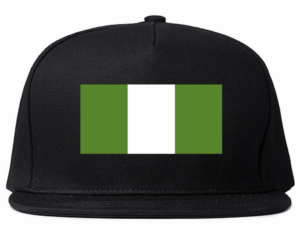 Nigeria Flag Country Printed Snapback Hat Cap
