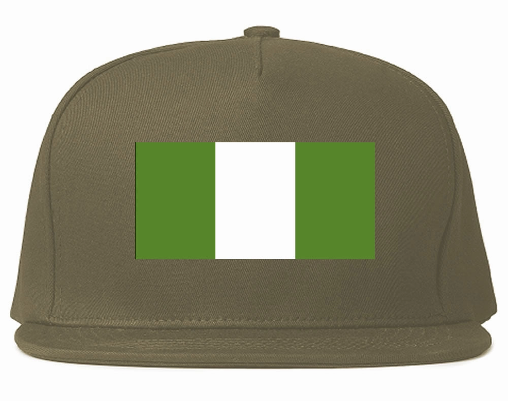 Nigeria Flag Country Printed Snapback Hat Cap