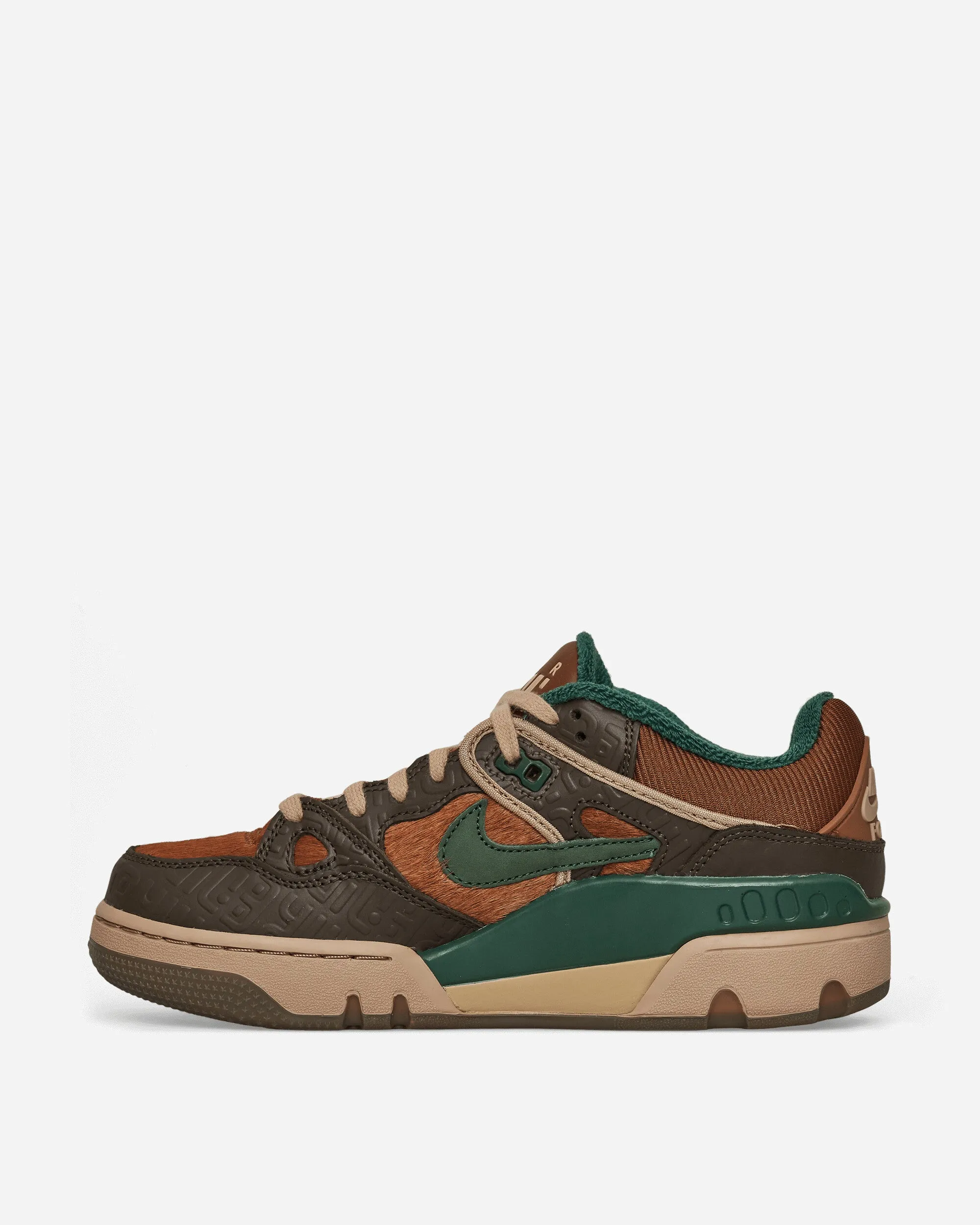 Nigo Air Force 3 Low Sneakers Barockbraun / Pekannuss