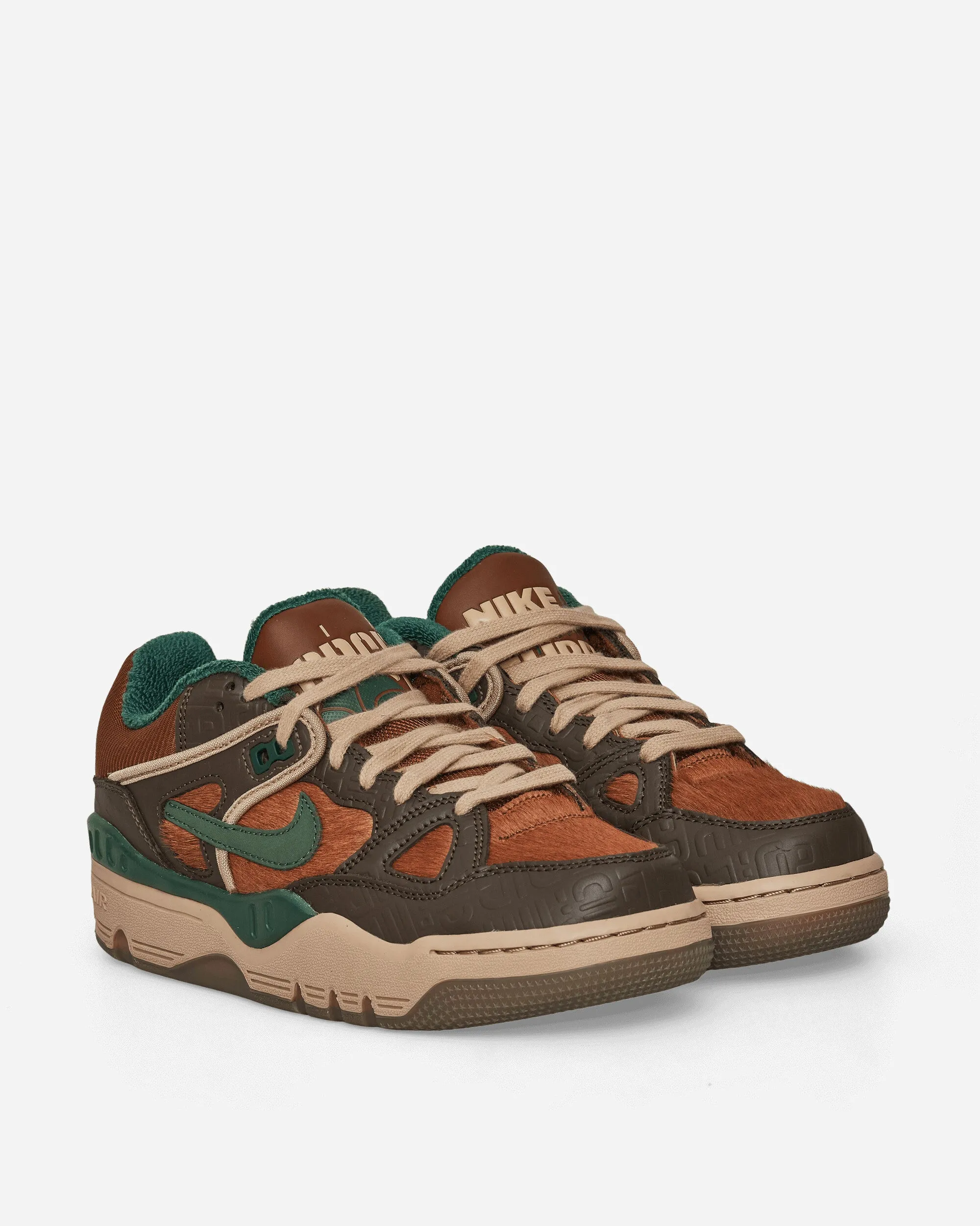 Nigo Air Force 3 Low Sneakers Barockbraun / Pekannuss