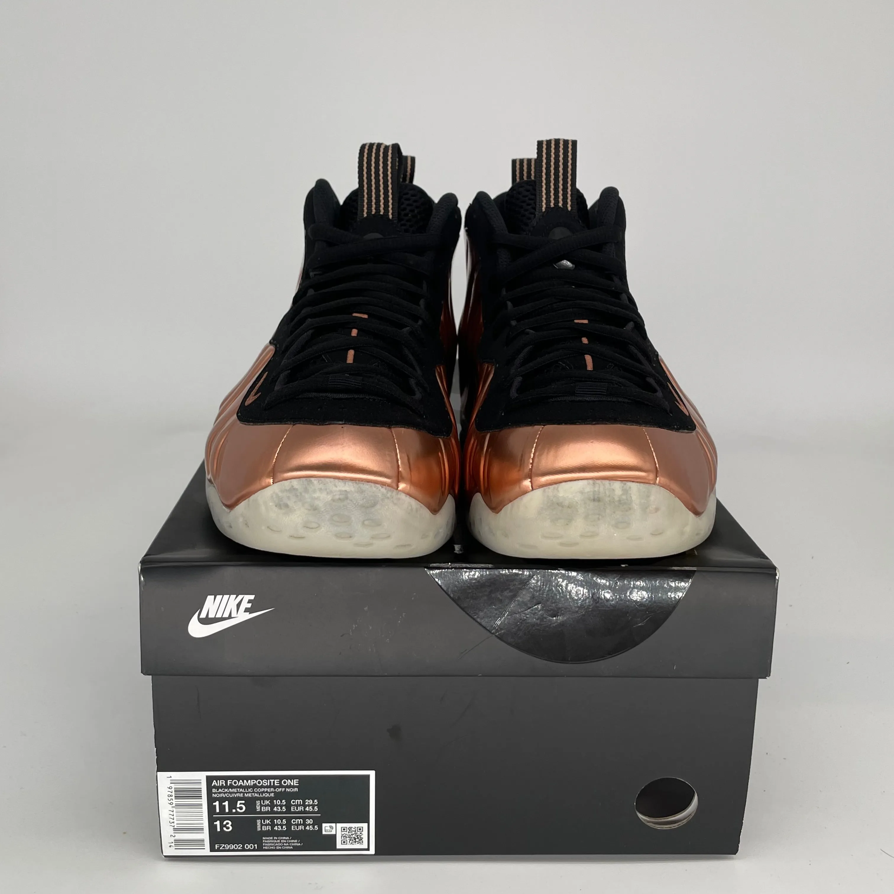 NIKE AIR FOAMPOSITE ONE KUPFER GRÖßE 11.5 FZ9902-001