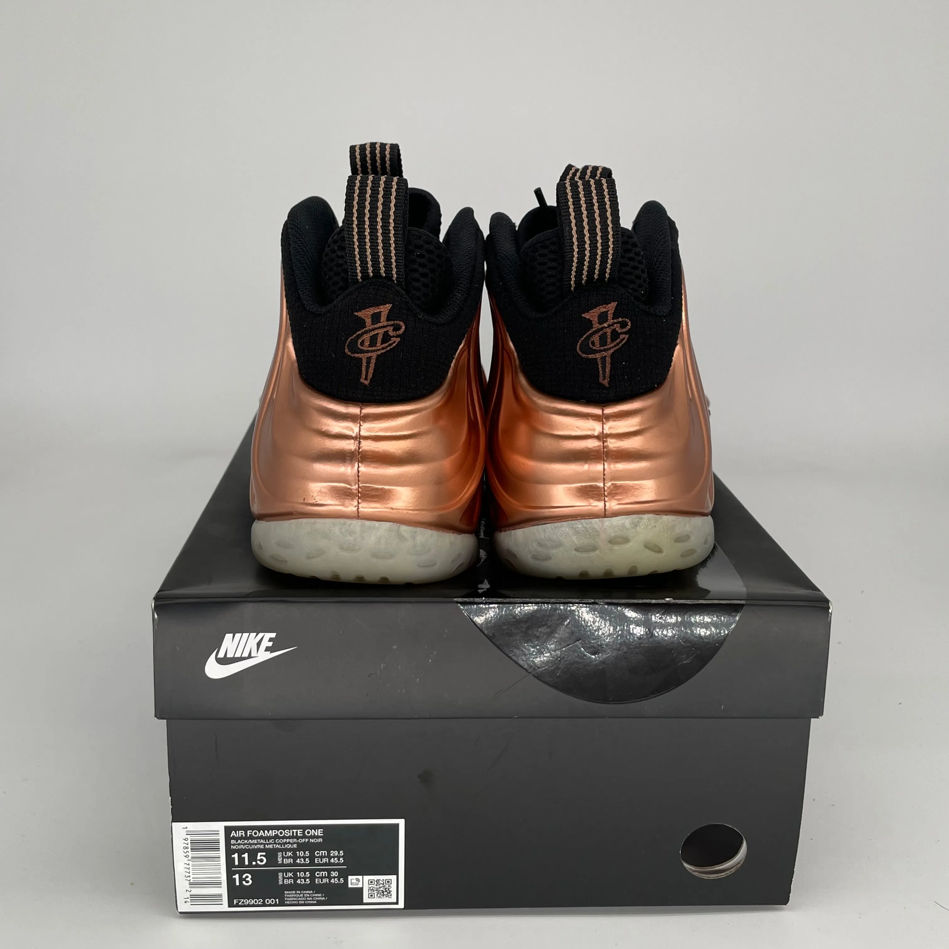 NIKE AIR FOAMPOSITE ONE KUPFER GRÖßE 11.5 FZ9902-001