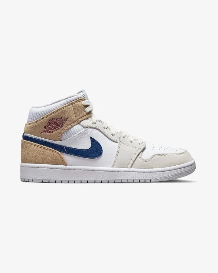 NIKE AIR JORDAN 1 MID BRAUN WILDLEDER