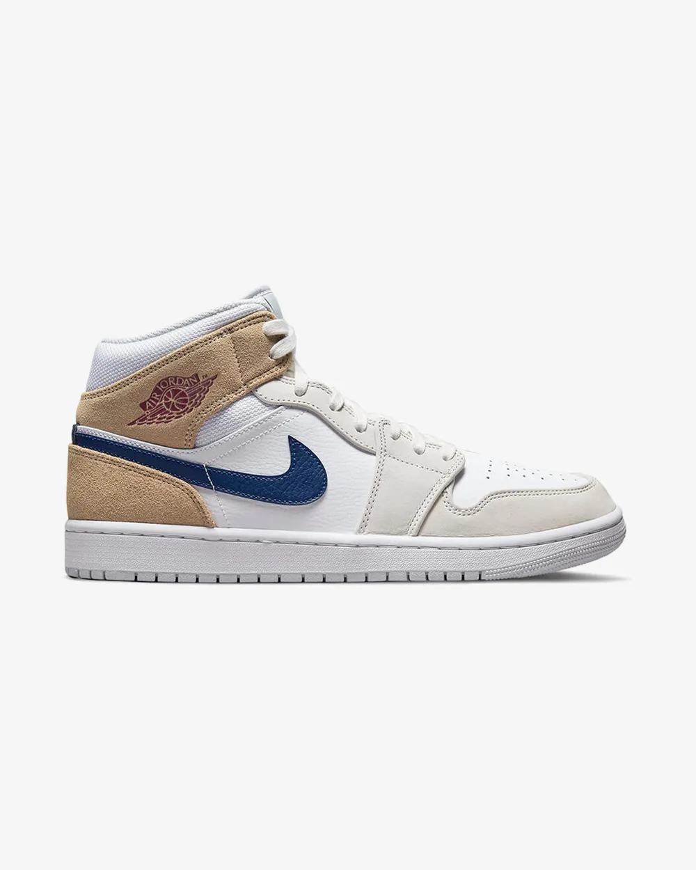 NIKE AIR JORDAN 1 MID BRAUN WILDLEDER