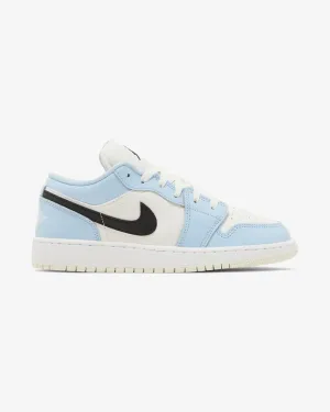 NIKE AIR JORDAN1 LOW EISBLAU SCHWARZ GS