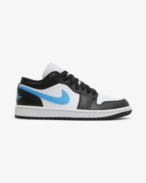 NIKE AIR JORDAN1 LOW DAMEN SCHWARZ UNIVERSITÄTSBLAU WEISS