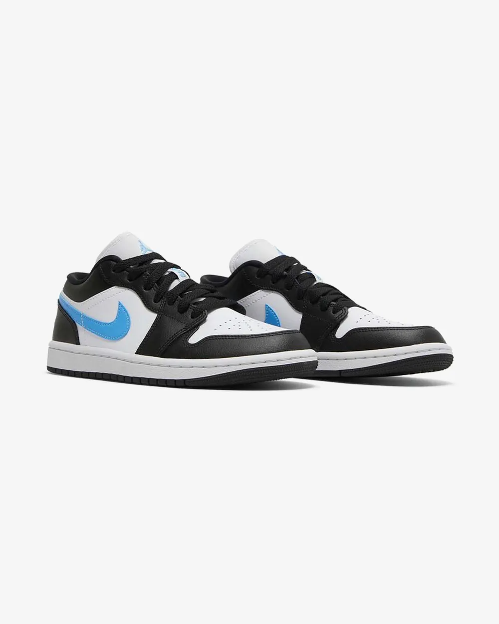 NIKE AIR JORDAN1 LOW DAMEN SCHWARZ UNIVERSITÄTSBLAU WEISS