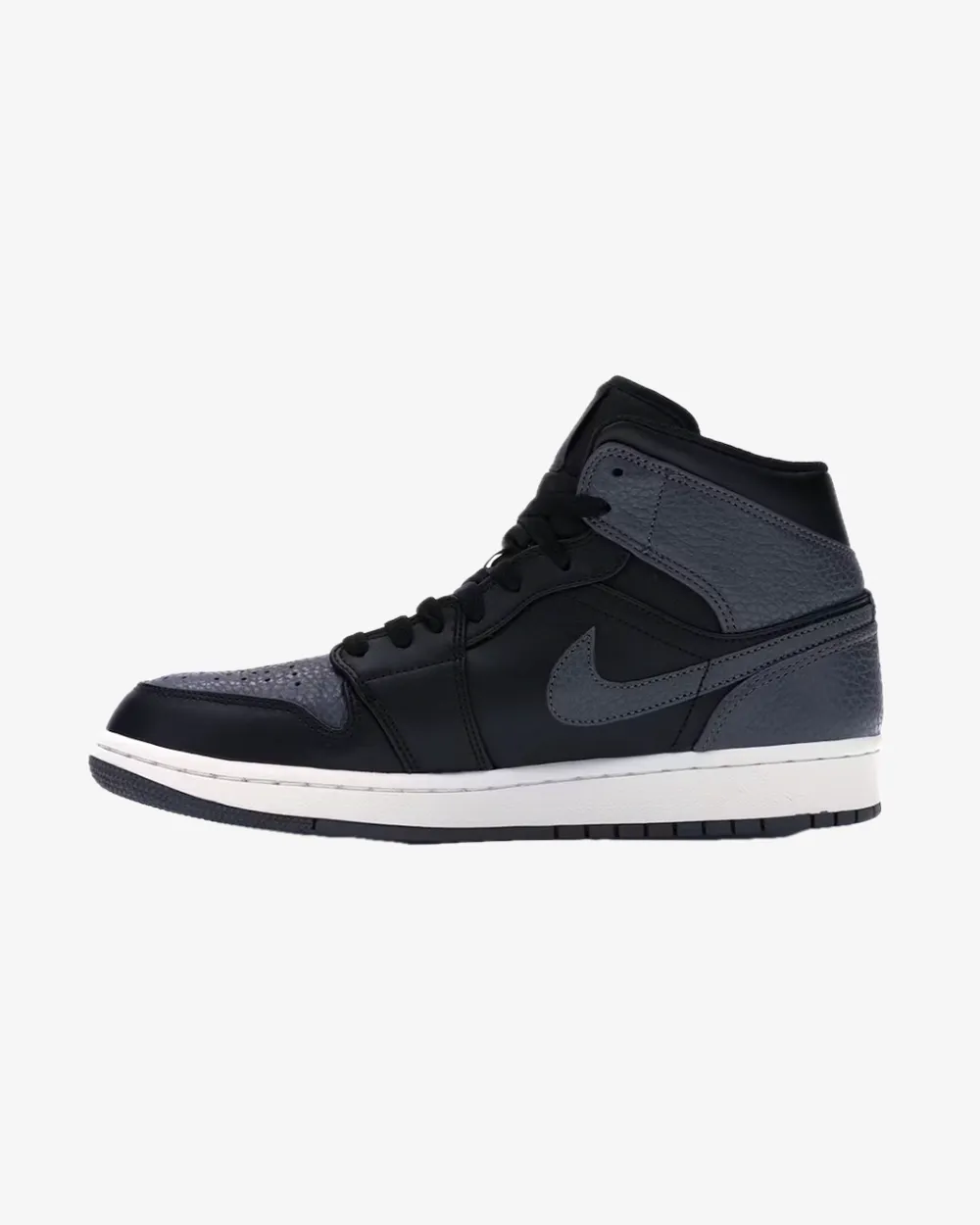 NIKE AIR JORDAN1 MID SCHWARZ DUNKELGRAU