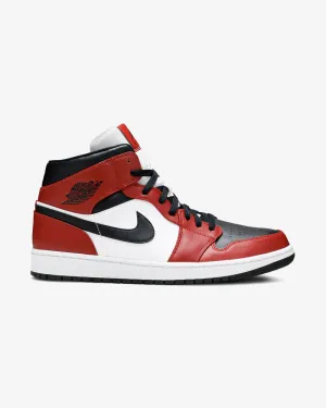 NIKE AIR JORDAN1 MID CHICAGO SCHWARZE ZEHENSPITZE