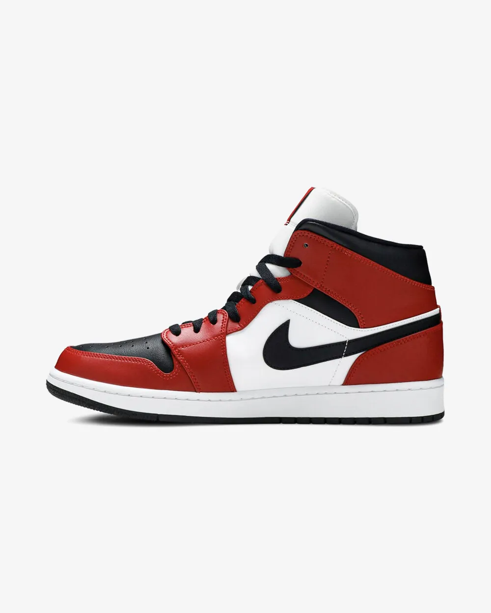 NIKE AIR JORDAN1 MID CHICAGO SCHWARZE ZEHENSPITZE