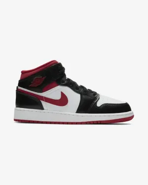 NIKE AIR JORDAN1 MID GYM ROT SCHWARZ GS