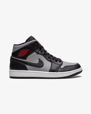 NIKE AIR JORDAN1 MID SCHATTEN ROT