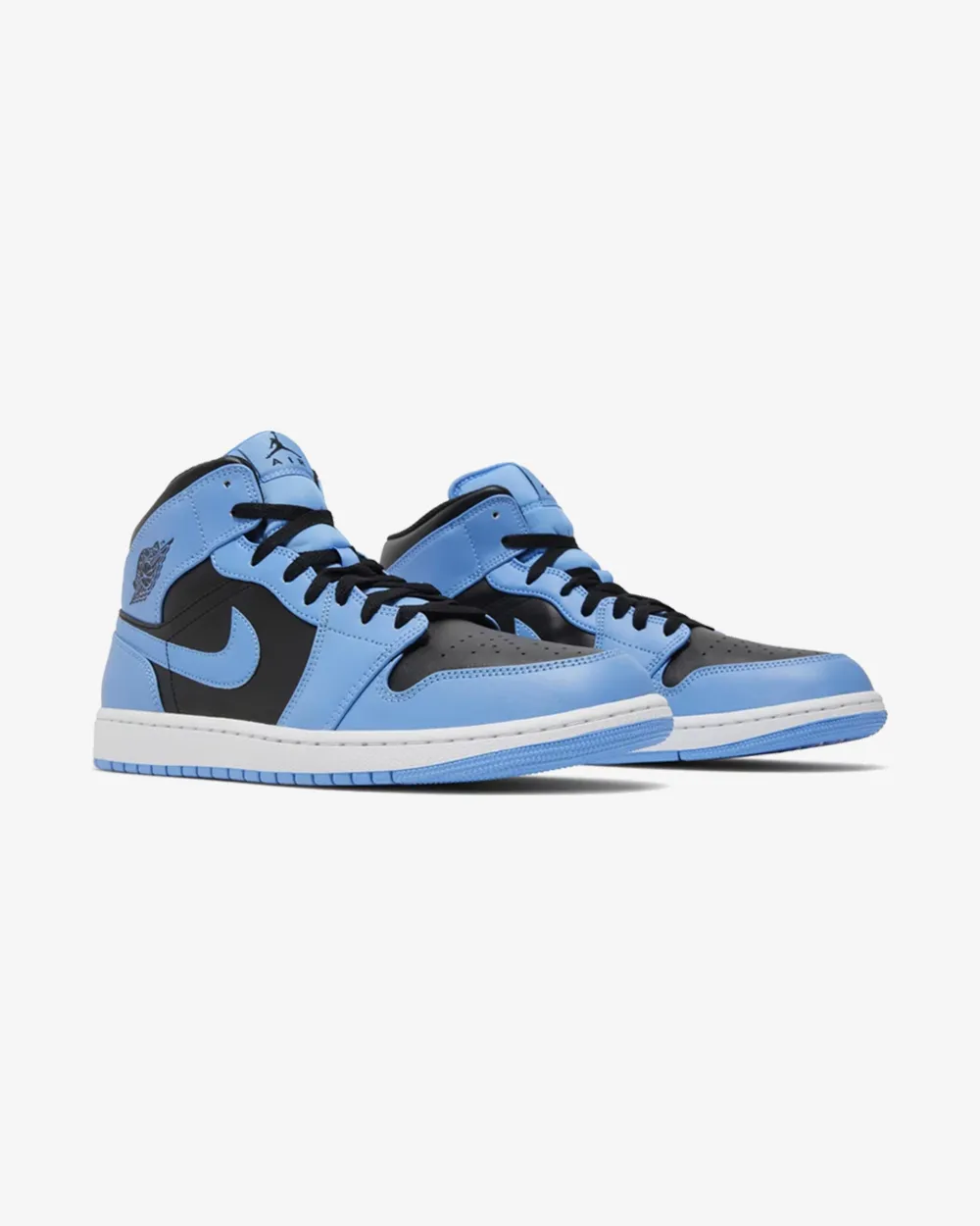 NIKE AIR JORDAN1 MID UNIVERSITÄTSBLAU SCHWARZ