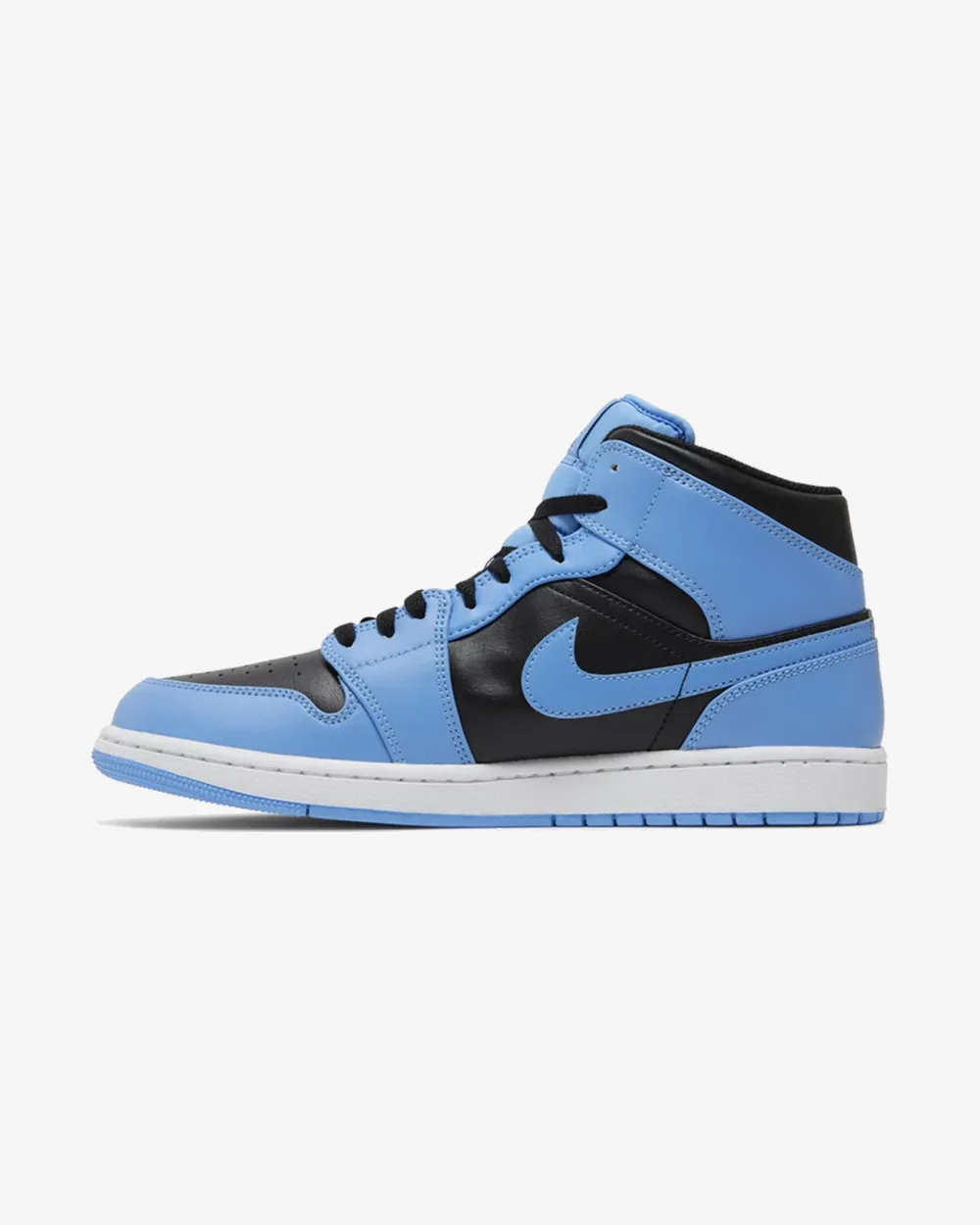 NIKE AIR JORDAN1 MID UNIVERSITÄTSBLAU SCHWARZ