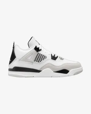 NIKE AIR JORDAN4 RETRO VORSCHULE MILITÄR SCHWARZ (NEU)