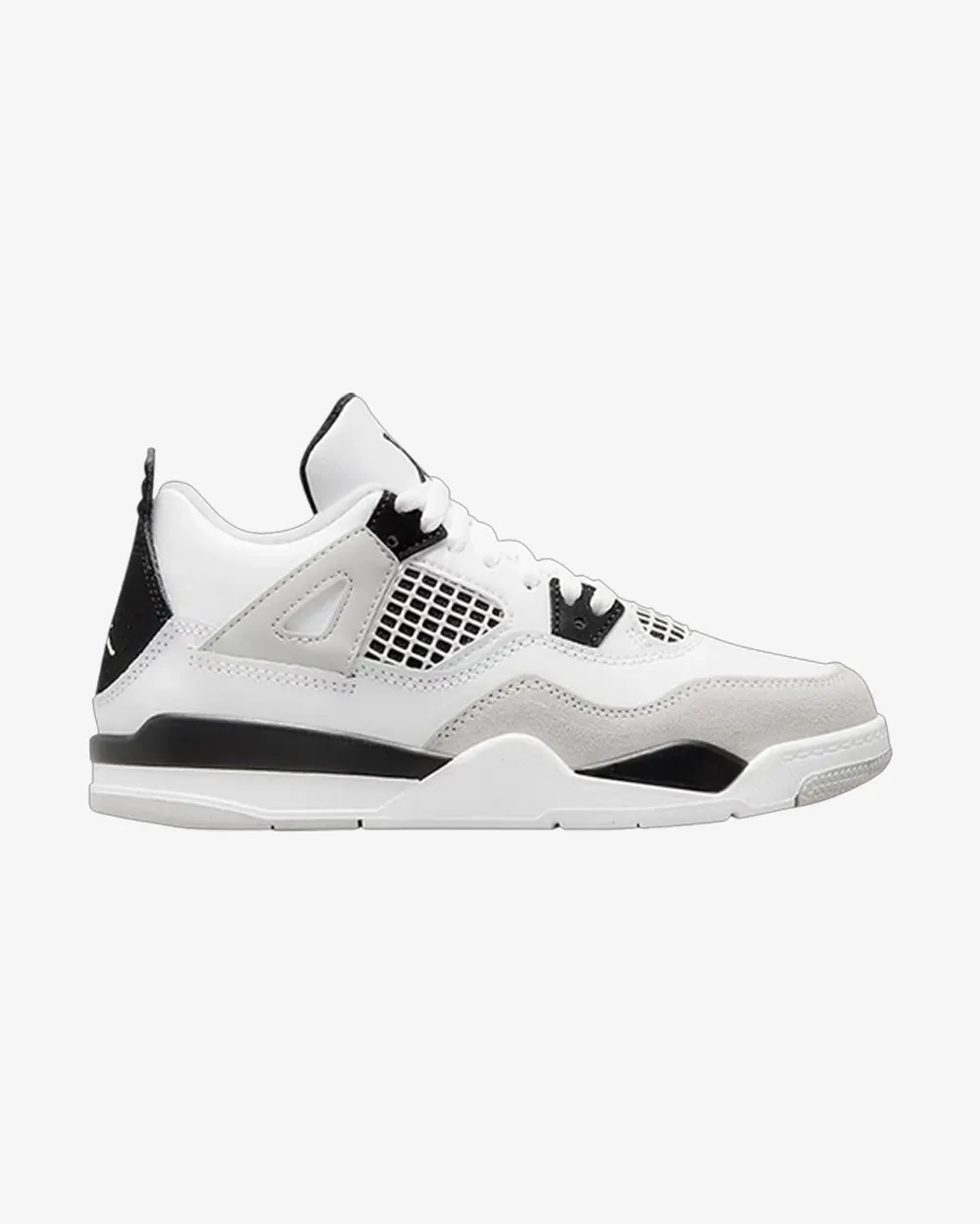 NIKE AIR JORDAN4 RETRO VORSCHULE MILITÄR SCHWARZ (NEU)