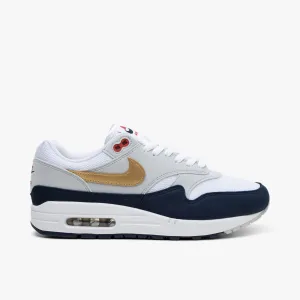 Nike Air Max 1 Obsidian / Metallisches Gold - Weiß