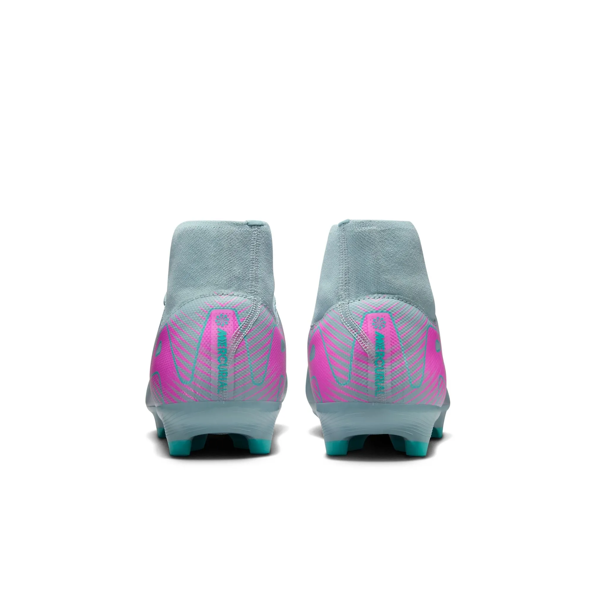 Nike Air Zoom Mercurial Superfly 10 Academy FG Feste Fußballschuhe - Ocean Cube/Pink Blast