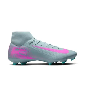 Nike Air Zoom Mercurial Superfly 10 Academy FG Feste Fußballschuhe - Ocean Cube/Pink Blast