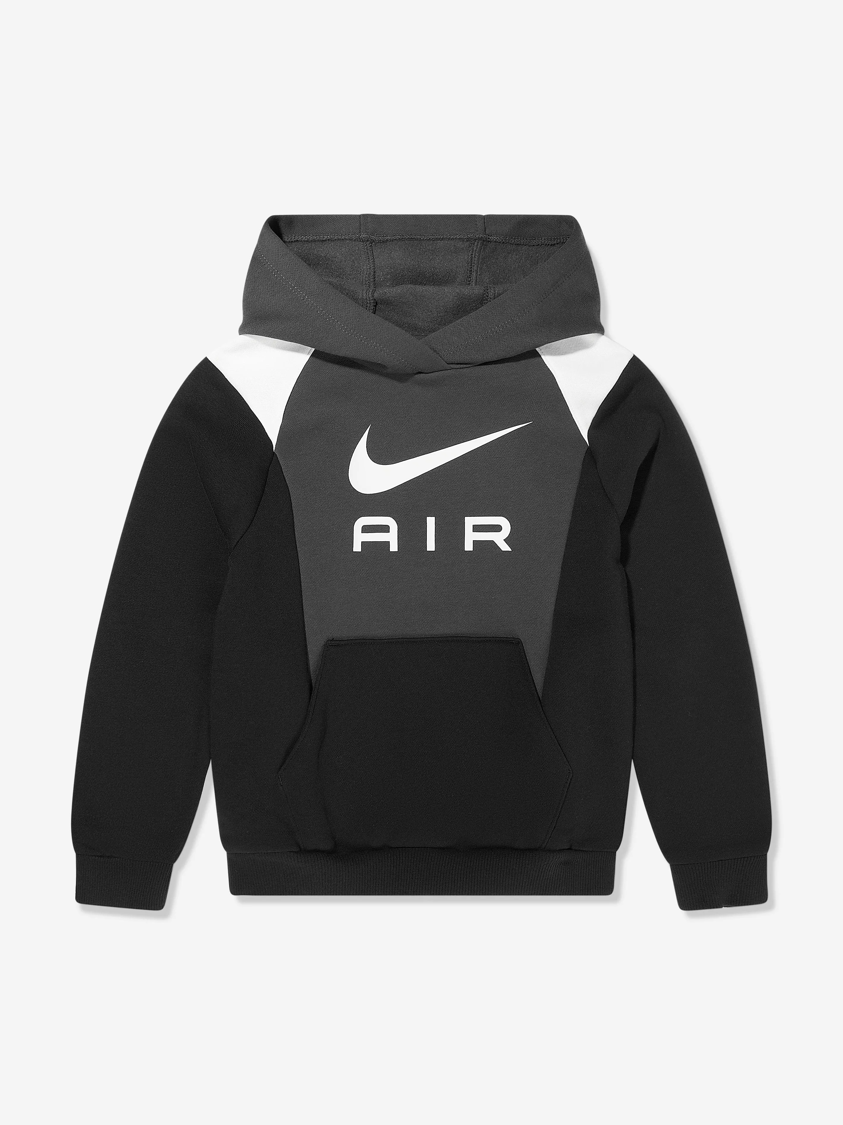 Nike Jungen Air Fleece Trainingsanzug in Schwarz