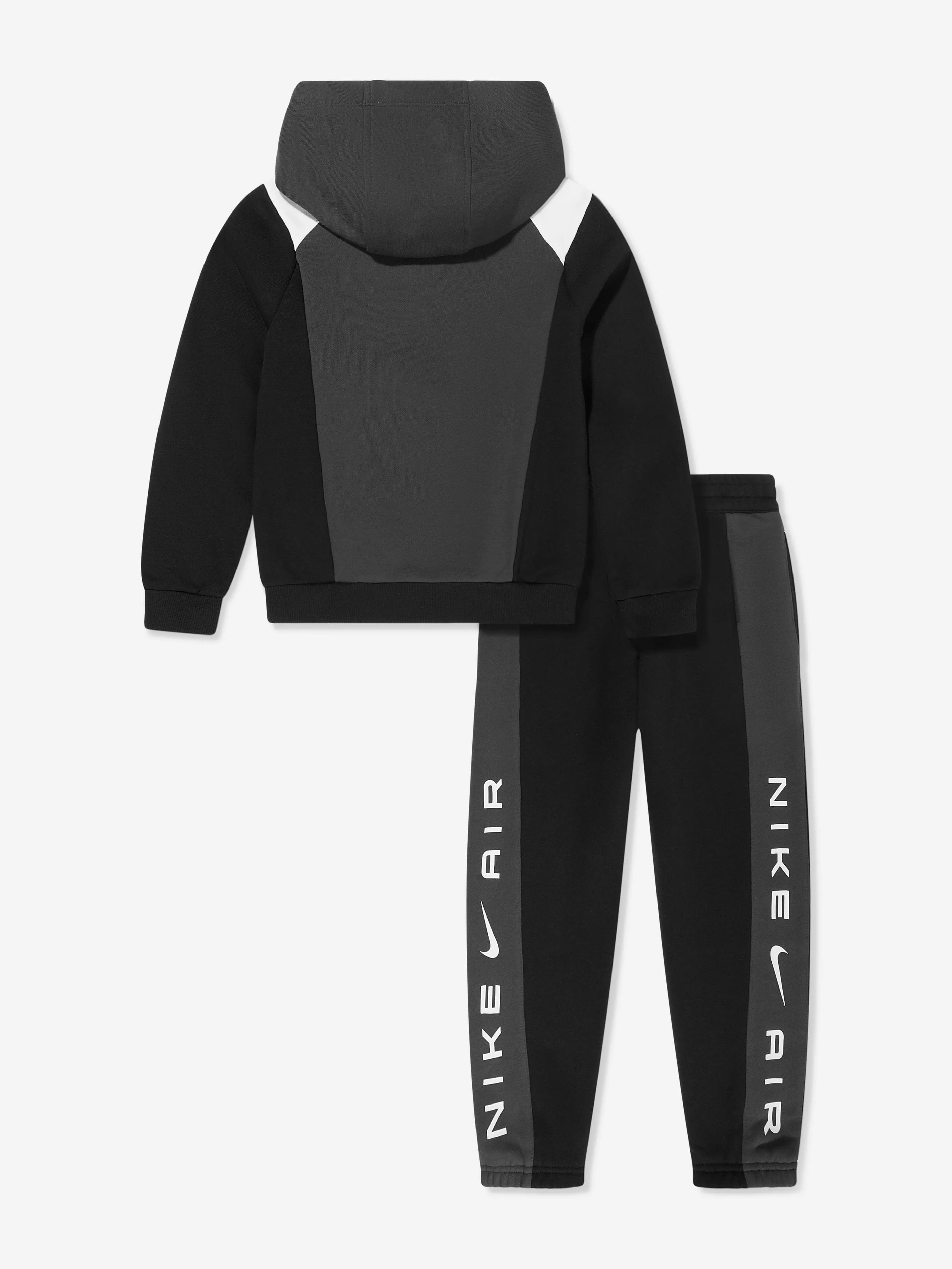 Nike Jungen Air Fleece Trainingsanzug in Schwarz