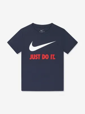 Nike Jungen Swoosh JDI T-Shirt in Marineblau