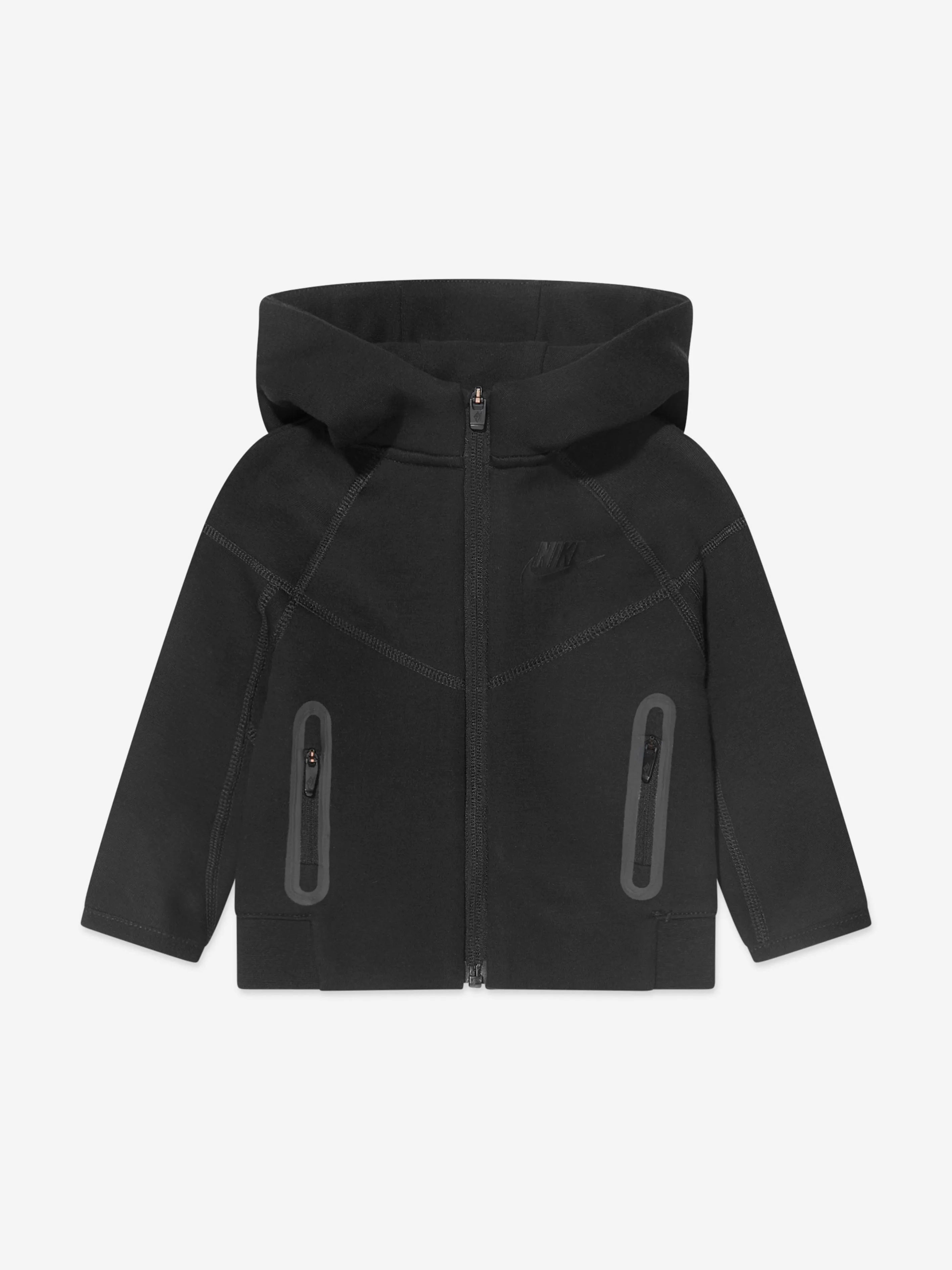 Nike Jungen Tech Fleece Kapuzen-Jogginganzug in Schwarz